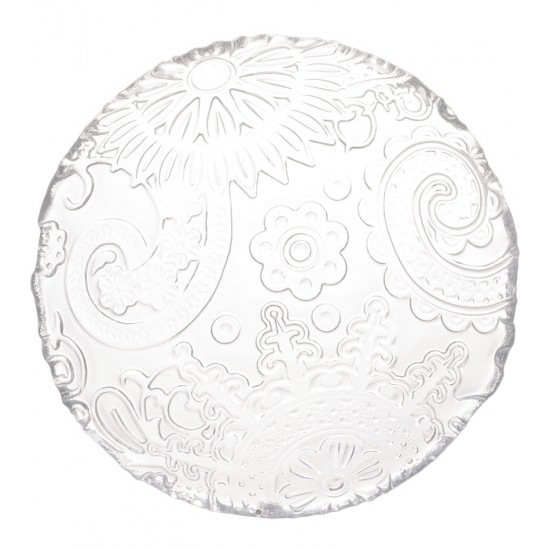 Bowl 13,5cm Diâmetro Por 3cm Altura De Vidro Sodo-Calcico Paisley